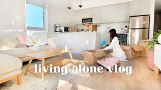 getting settled in the new apartment 🕊️ un-makeover old apartment, unpacking & o