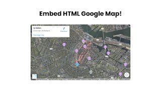 Embed Google Map with HTML CSS | HTML CSS Embed Map @raselcoder