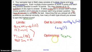 3.3 Optimizatin with Linear Programming (Part 2)