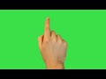 free green screen finger touching screen compilation