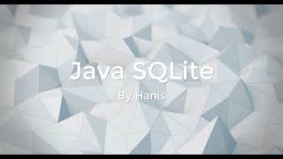 Simple Java App with SQLite Database
