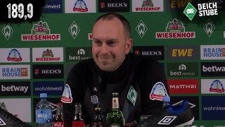 Vor Werder Bremen gegen den 1. FC Köln: Die Highlights der Pressekonferenz in 189,9 Sekunden!