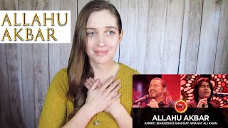American Reaction to Allahu Akbar || Coke Studio Season 10 || Ahmed Jahanzeb & Shafqat Amanat