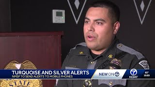 NMSP to send out mobile alerts for Turquoise and Silver Alerts