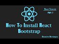 How To Install React Bootstrap In React Application || Bootstrap || React || React Tutorial || Js