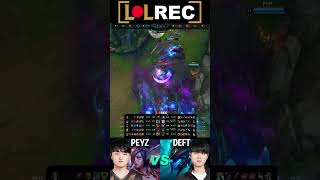 KT Deft vs GEN Peyz - KALISTA vs XAYAH ADC #leagueoflegends #shorts #highlights #deft #peyz #lck