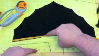 Dark Knight | Movie Masters Custom Cape for 1/12 6” Action Figure Tutorial by GeekSummit Version 5.0