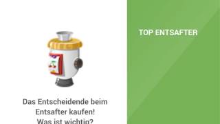 Entsafter kaufen | Saftpressen | Dampfentsafter | Juicer  Ratgeber, Tipps, Vergleich