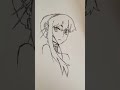 一発描きでヨル・フォージャー描いてみた スパイファミリー shorts