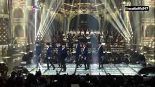 Infinite - The Chaser (Remix) [SBS Gayo Daejun] (12.12.29) {Hangul, Romanization, Eng Sub}