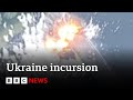 Ukraine attack destroys key Russian bridge in Kursk region | BBC News