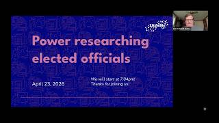 Power Researching Elected Officials