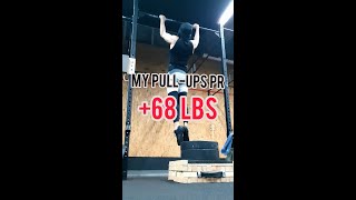 40yo man +68 lbs pull-ups. How many reps can I? #shorts #pullups #streetlifting #fitover40