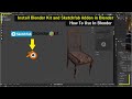 How To Install Blender Kit and Sketchfab Addon in Blender | How To Install Blender Kit Addon