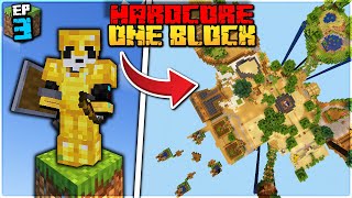 Building 3 EASY AUTOMATIC FARMS on One Block Minecraft [#3]