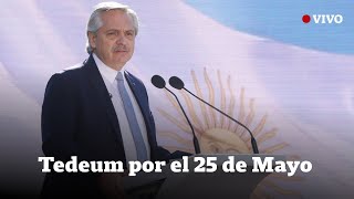 EN VIVO | El presidente Alberto Fernández participa del Tedeum por el 25 de Mayo
