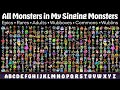 All Monsters in My Singing Monsters by Alphabetical order | All Sounds & Animations (4.3.3)