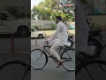 RJD leader Tej Pratap Yadav Was Seen Riding A Bicycle On The Streets Of Patna | Shorts | News18