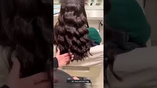 Hollywood Curls With straightener | Quick \u0026 Easy Hairstyle | Beginners Friendly Tutorial #shorts