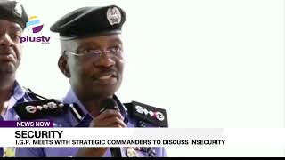 Security I G P Meets with Strategic Commanders To Discuss Insecurity