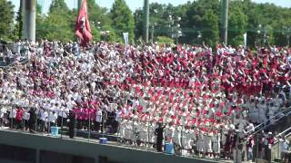 春日部高校　校歌～エール交換　２３夏