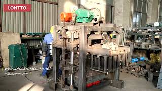 Testing the LMT4-40 Concrete Block Machine from LONTTO