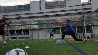 ⬇️Travail de proprioception avec ballon⚽️✔ #puc #plaisir #progression #partage #WF Wadii fadly