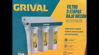 Cambio de filtro de agua Grival