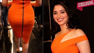 Tamanna Super H0T Looks In Tight Fitting Dress At F3 Promotions | Filmy Hunt