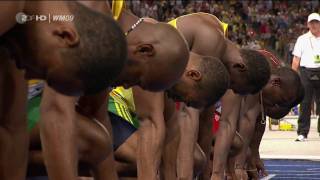 100m Sprint Men Finals Usain Bolt  {Berlin 2009 } [HD]