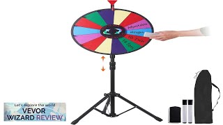 VEVOR 18 inch Spinning Prize Wheel 14 Slots Spinning Wheel with Height Review