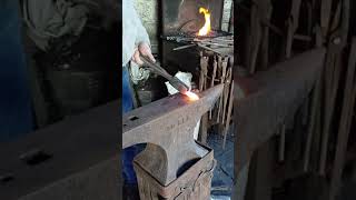 Forging a poker🔥 |  Mortise \u0026 Tenon🔨 #blacksmith #ireland #irontools #poker #diy #diycrafts #welding