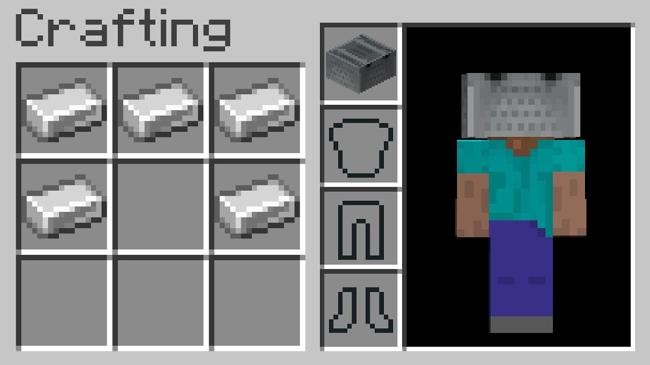 If Minecraft Armour was ... accurate.