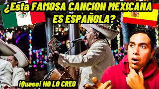 🤔¿FAMOSA CANCION MEXICANA ES ESPAÑOLA?😯mexicano reacciona a españa extranjero reaccion a españa