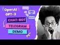 OpenAI (GPT-3) Chat-bot | Create Telegram Chat-bot using OpenAI | Python
