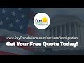 certified translation for your immigration documents day translations