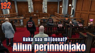 #192 Allun perinnönjako #hellcityrp  #gtarp #gtasuomi #rpsuomi #suomirp #gta5suomi