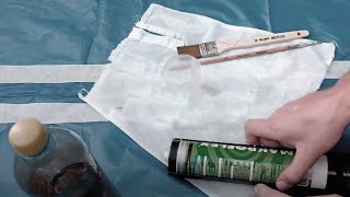 Проклейка швов на туристическом снаряжении | Sealing joints on tourist equipment