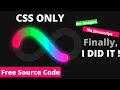 Infinity Animation Effects Gradient Shadow | CSS Only Animation Effects