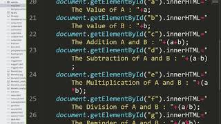 [2020] - Web Technologies - Java Script - Operators Arithmetic, Assignment operators Practice