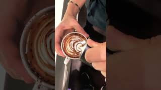 Cacao latte art !