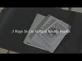 How We Use Vertical Weekly Dated Inserts | Cloth & Paper