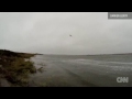 kite boarders take on hurricane sandy