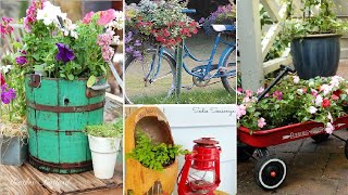 65+ Clever Repurposed Garden Planters to Your Space | TDT ideas