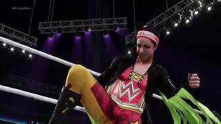 WWE WRESTLEMANIA 33: Bayley (c) vs. Sasha Banks vs Nia Jax vs Charlotte RAW Wome