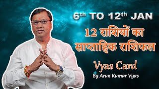 Weekly Horoscope For All Zodiac Signs | Vyas Card By Arun Kumar Vyas