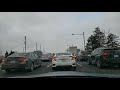 highway 7 in markham toronto 4k video street driving