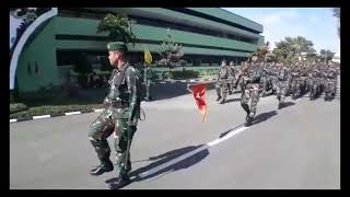 Latihan Defile Prajurit TNI-AD