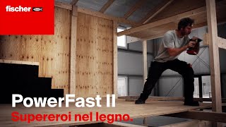 Viti per legno fischer PowerFast II - Supereroi nel legno - #fischer #edilizia #legno