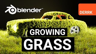 Growing Grass in Blender 2.8